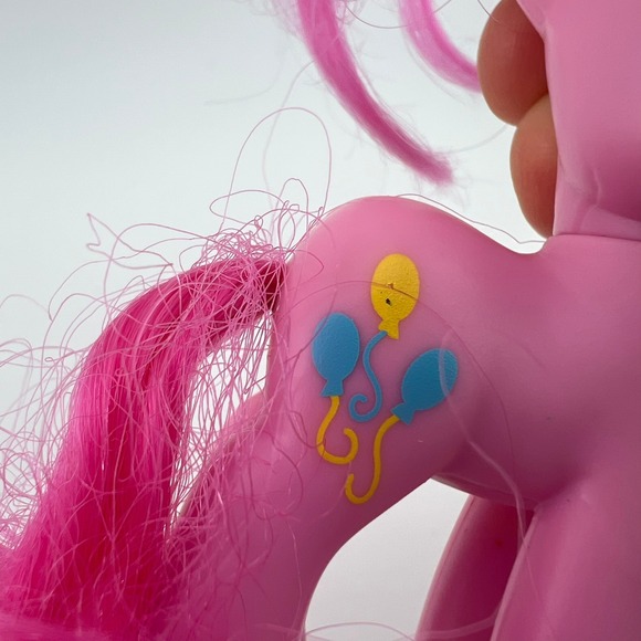 My Little Pony Pinkie Pie Figure G4 2011  Pink 5" Tall Brushable Hair Balloons - Picture 2 of 5